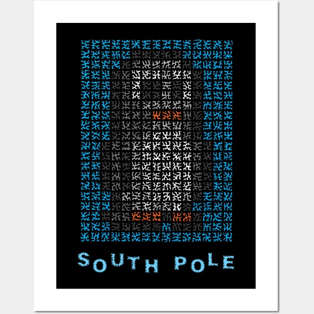 South Pole Penguins Wall Art by NightserFineArts